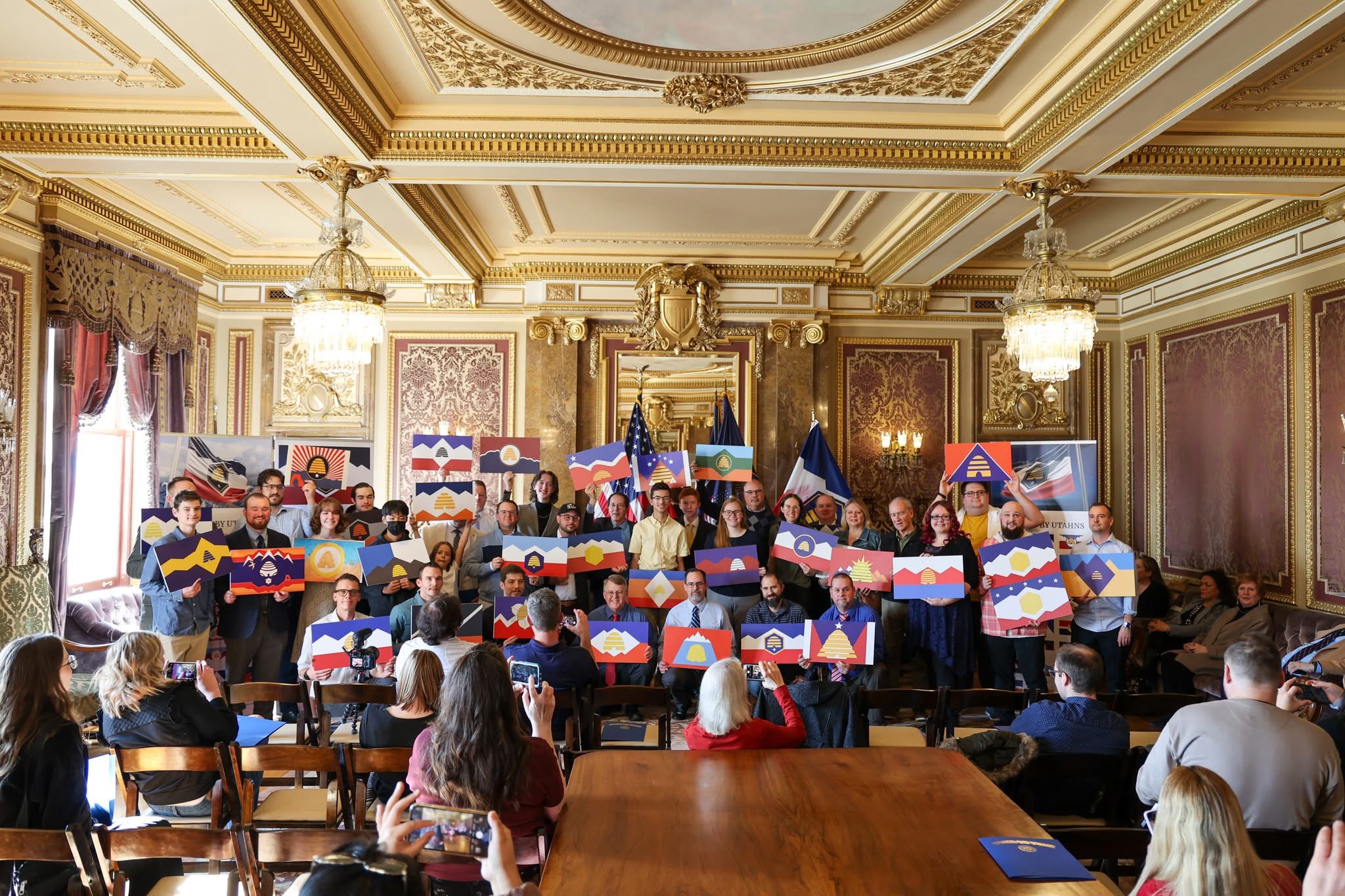 Recognition ceremony at the Utah State Capitol