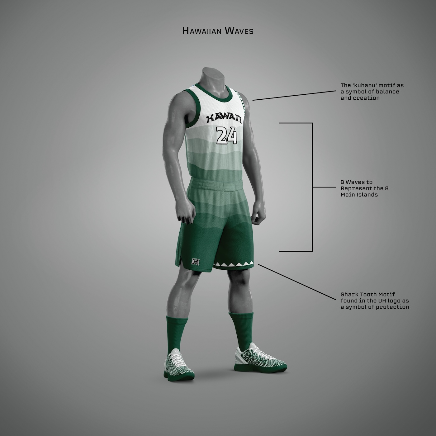Hawaii Rainbow Warriors concept